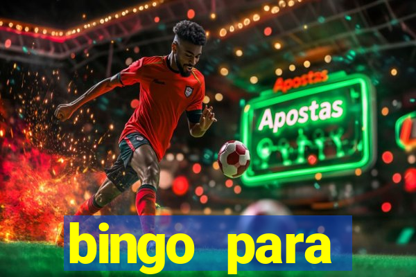 bingo para despedida de solteira para imprimir